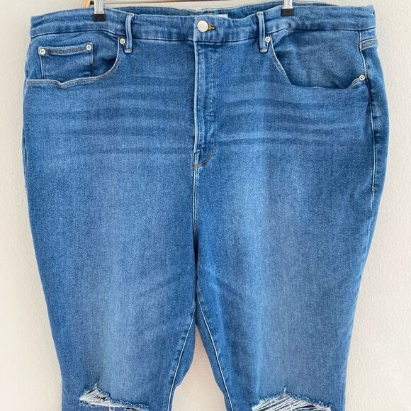 Good American Ripped High Rise Skinny Denim Zara 2022 collection Plus Sized - Picture 3 of 12